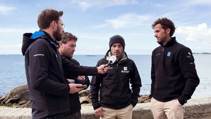 Transat Paprec 2025 : Interview de 3 favoris  Martin LE PAPE - Corentin HOREAU - Hugo DHALLENNE