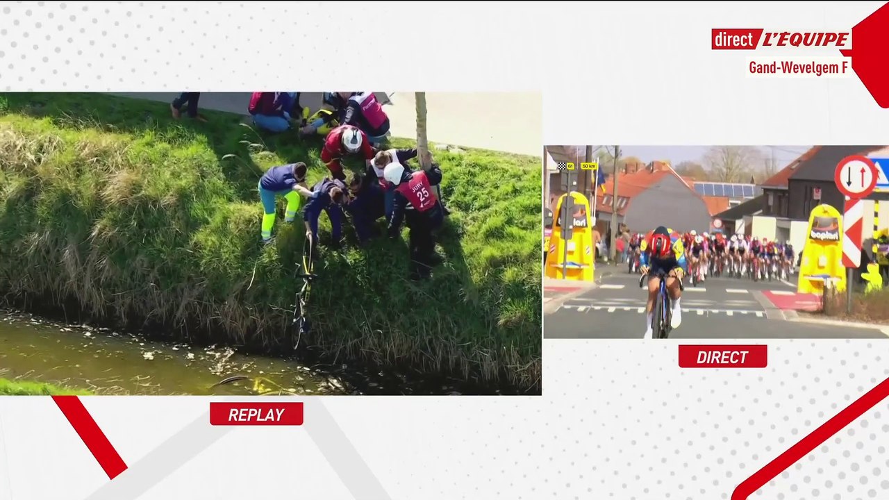 Cyclisme sur route - Gand-Wevelgem F :  Chute - Cyclisme - Gand-Wevelgem