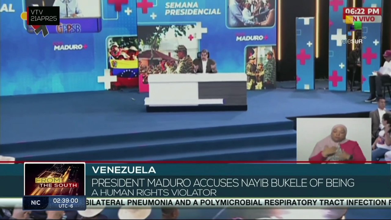 Venezuelan Pres. Maduro accuses Bukele of violating human rights