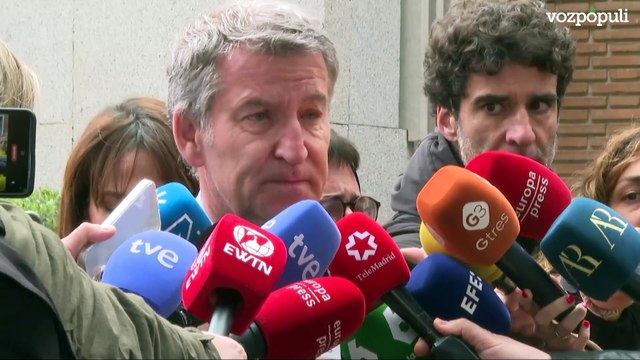 Feijóo habla sobre la figura del Papa Francisco