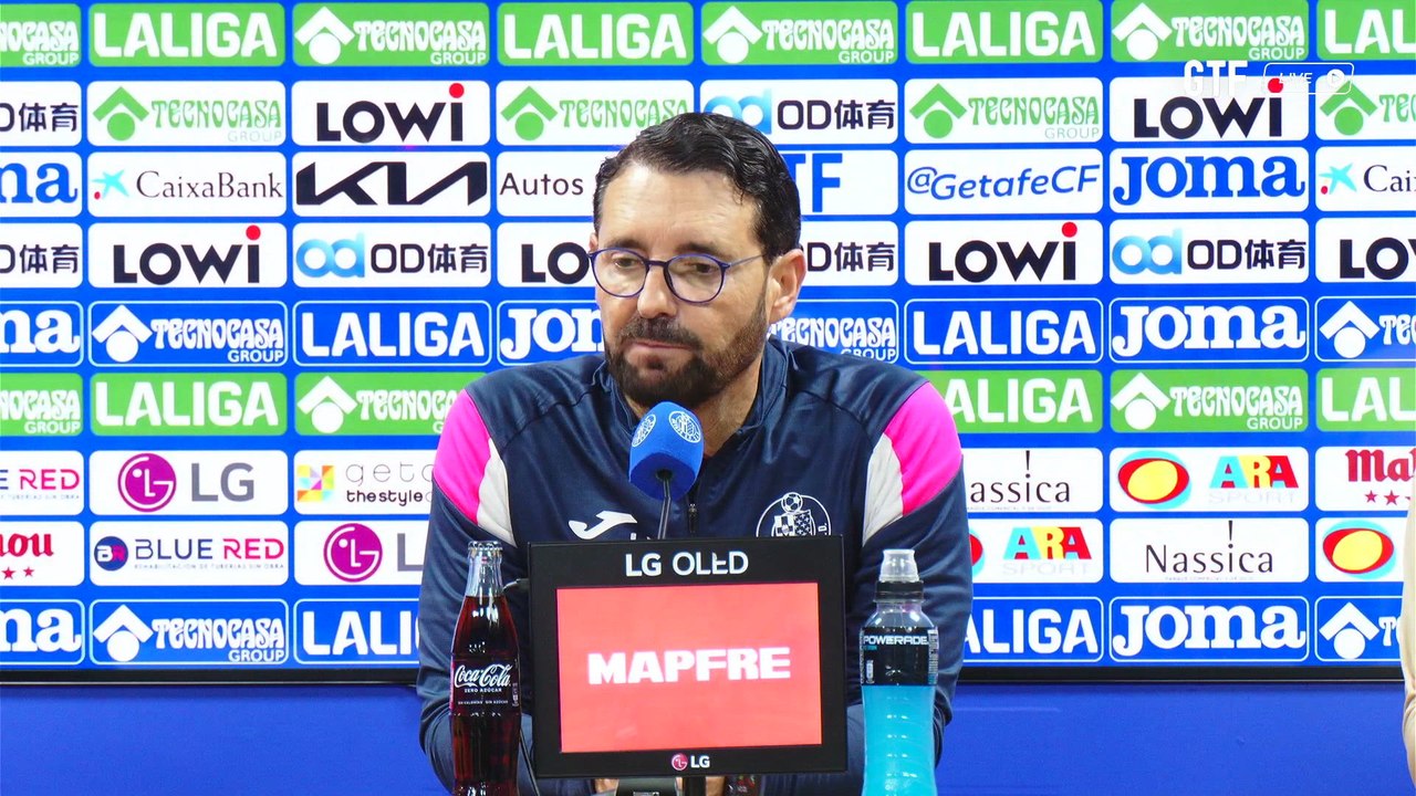 Bordalás, rueda de prensa previa al Getafe vs Real Madrid