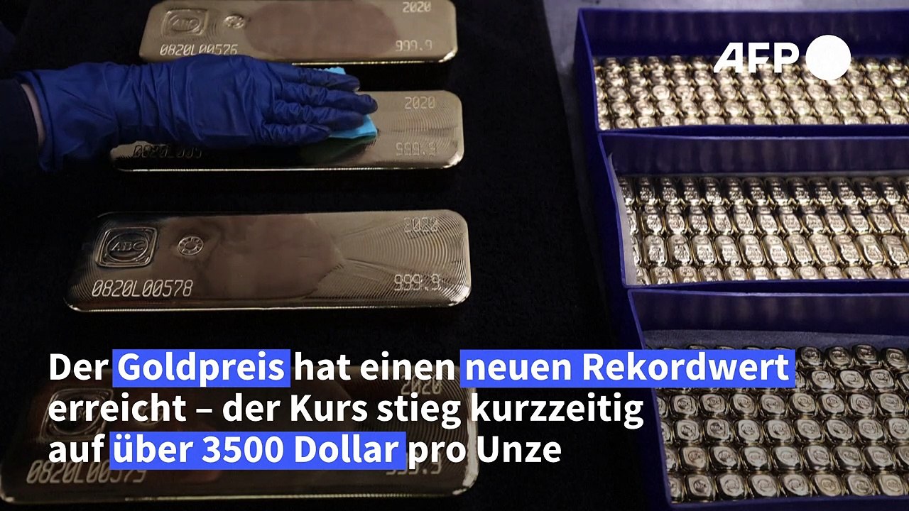 Trump attackiert Fed-Chef – Goldpreis auf Rekordniveau