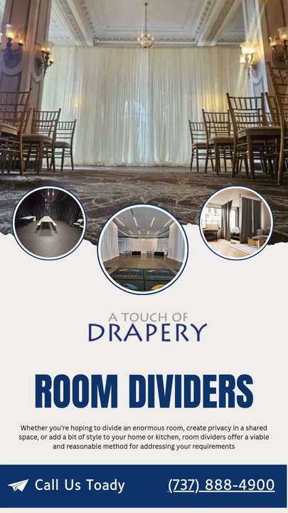 Elegant Room Dividers in Atlanta Custom Drapery Solutions