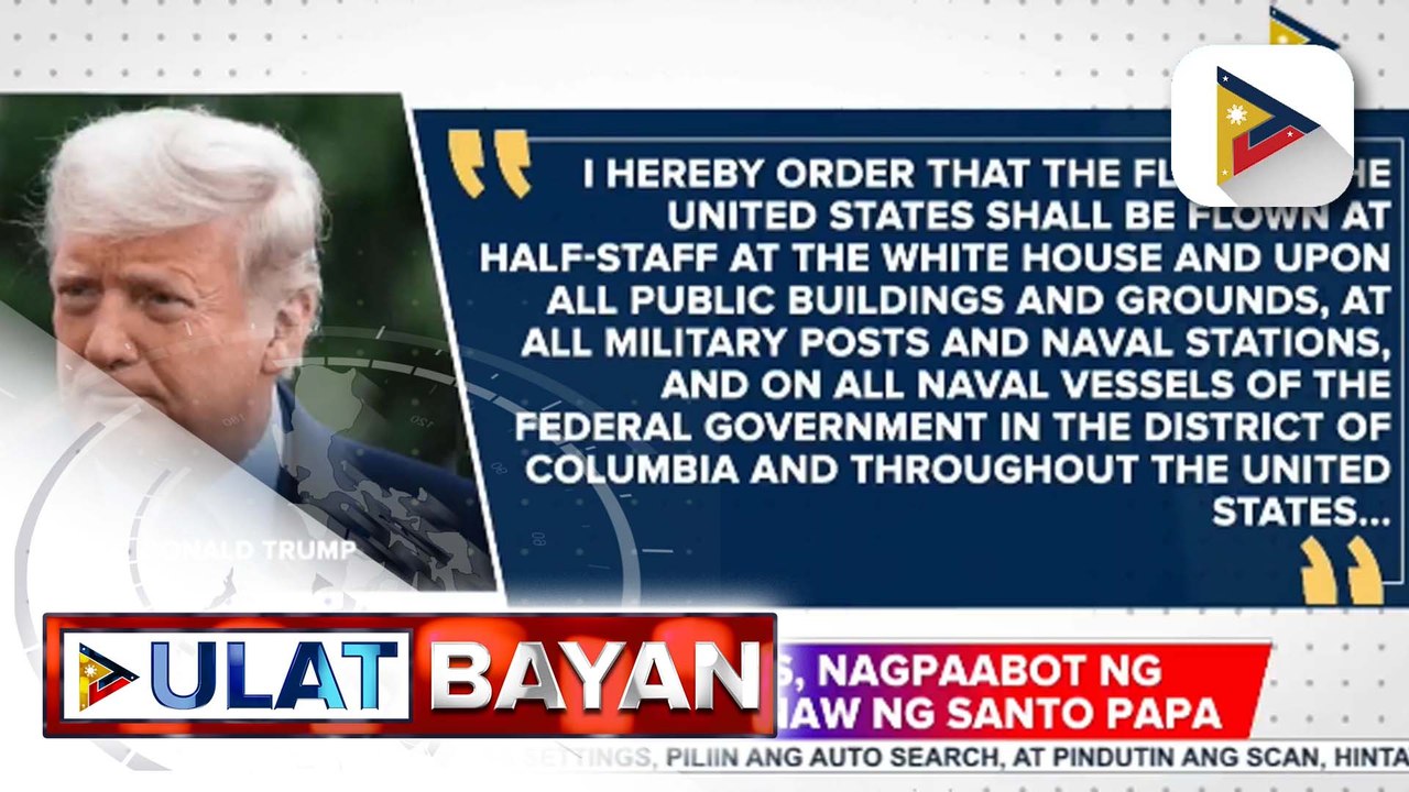 Ilang world leaders, nagpaabot ng pakikiramay sa pagpanaw ng Santo Papa