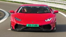 Prior Design Lamborghini Huracan Widebody with Capristo exhaust - Accelerations & Revs !