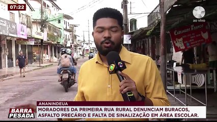 Vivo Edimar 01 - ruas esburacadas Ananindeua