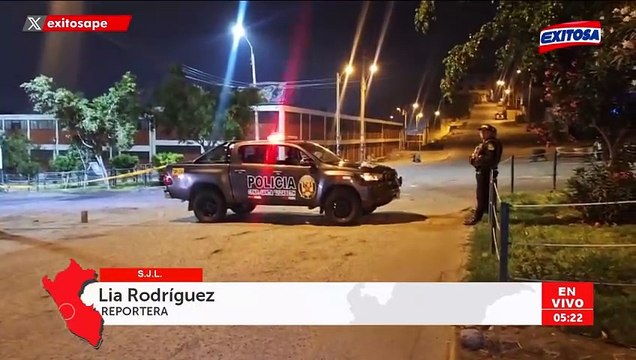 Asesinan a padre de familia cerca de colegio en SJL: Comerciante resultó herida por bala perdida