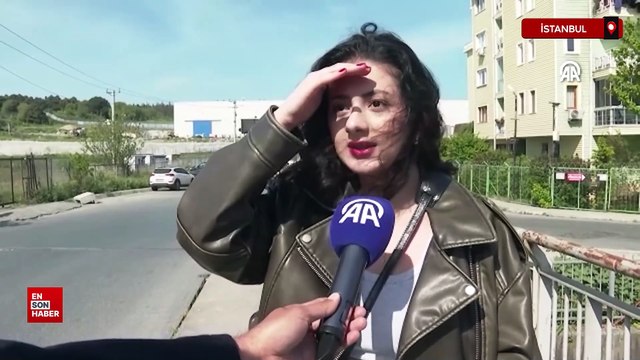 Küçükçekmece'de atık suların karıştığı dereden yayılan kötü koku