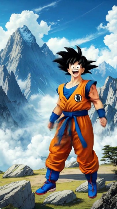 Goku funny dance