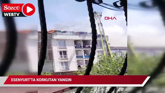 Esenyurt'ta korkutan yangın