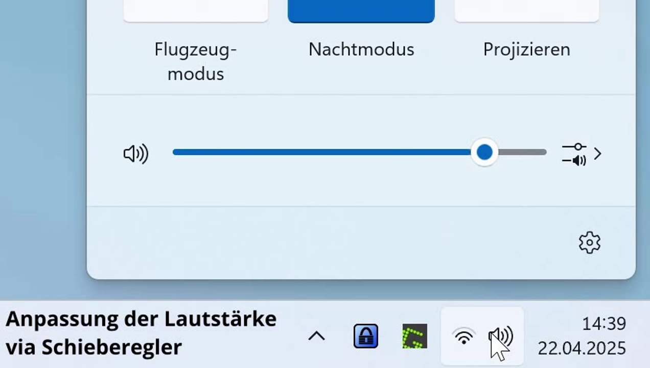 Windows 11 Lautstärkesymbol: Zwei verschiedene Wege, um die Lautstärke anzupassen