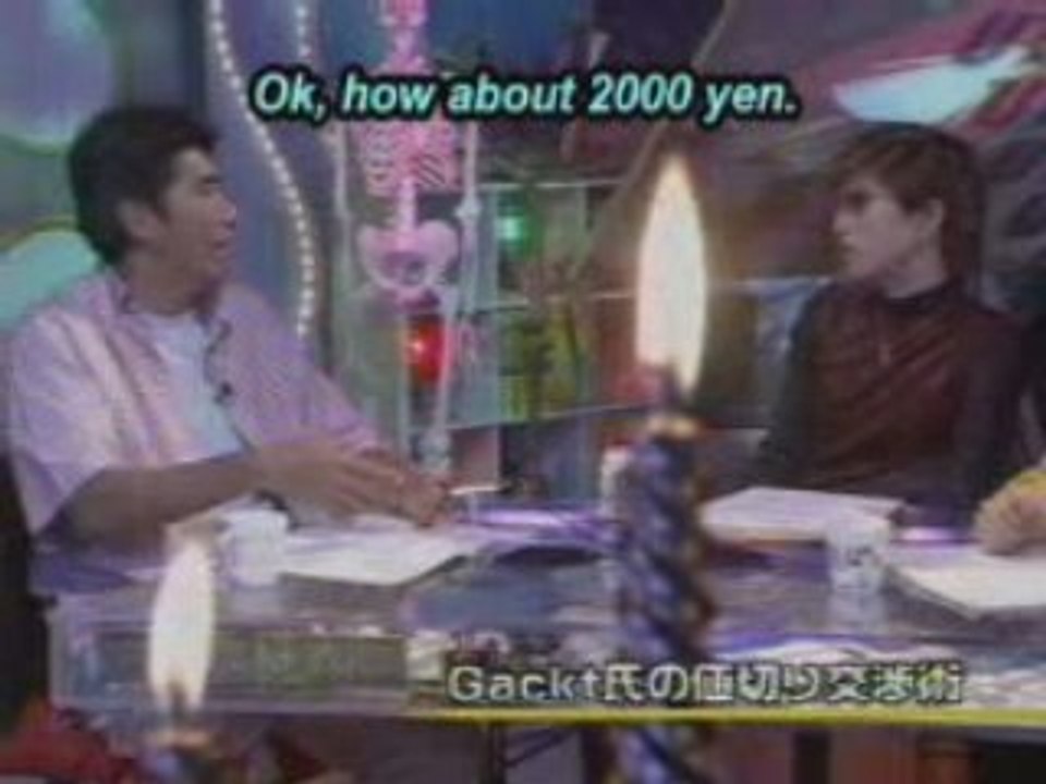 Gackt interview pap