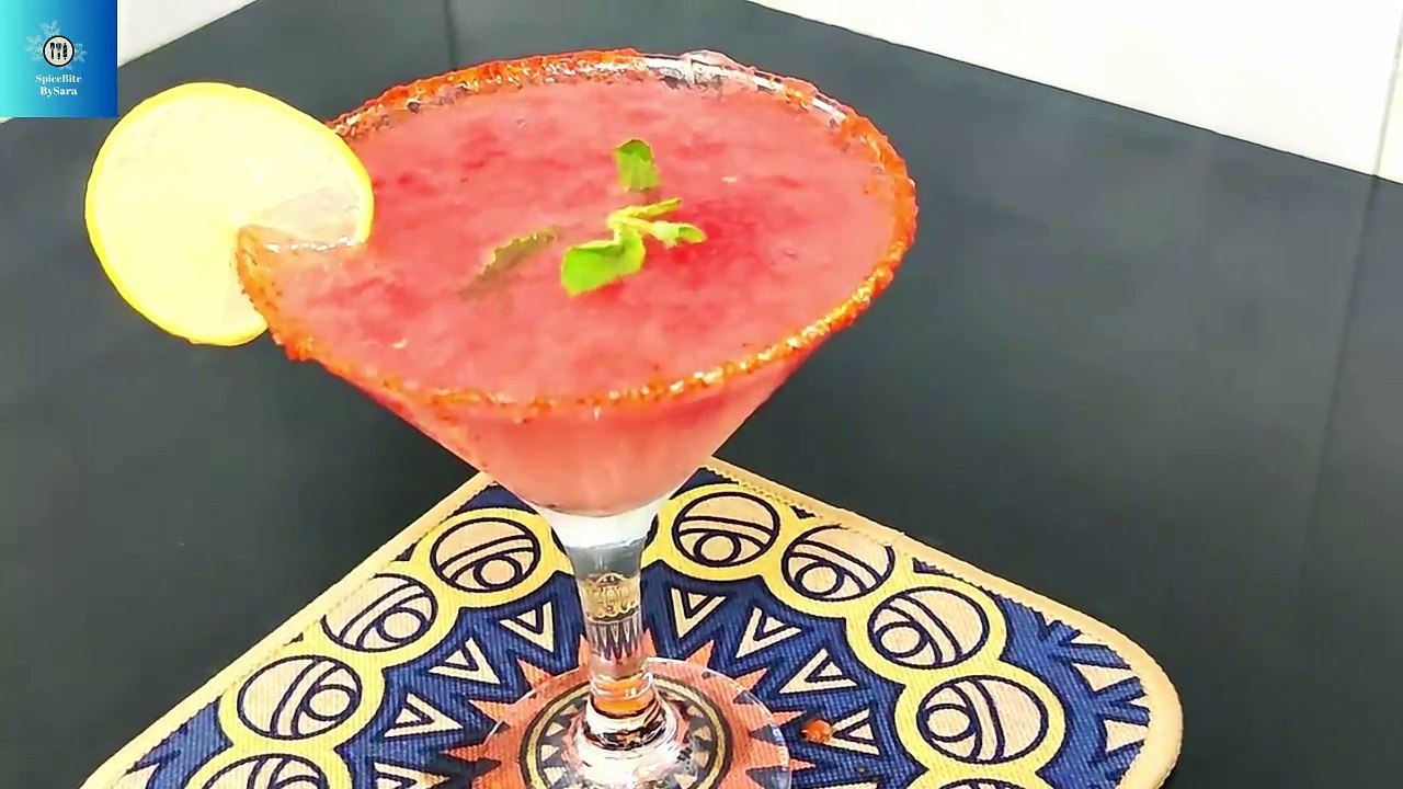 Water Melon Soda Recipe | Summer Drink Recipe By Spice Bite