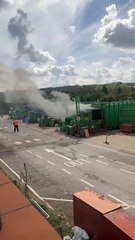 Grantham HWRC Fire April 22 2025