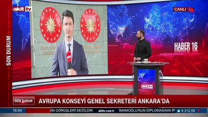 Avrupa Konseyi Genel Sekreteri Ankara'da