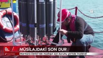 Marmara Denizi'nde müsilajın son durumu yerinde incelendi