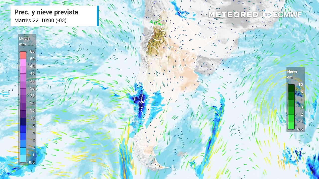 Alerta naranja en la Patagonia y se confirma la llegada de nuevas tormentas al centro de Argentina: ¿qué zonas afectará?