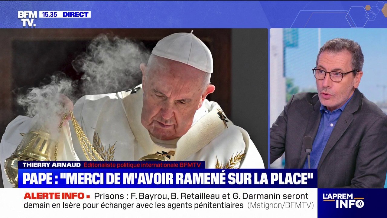 "Merci de m'avoir ramené sur la place": les derniers mots du pape François, selon le média officiel du Vatican
