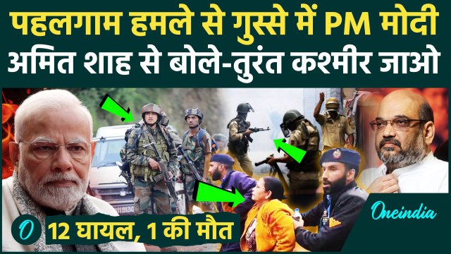 Pahalgam Attack: पहलगाम आतंकी हमले के बाद PM Modi ने Amit Shah ने दिया कैसा आदेश | Jammu Kashmir