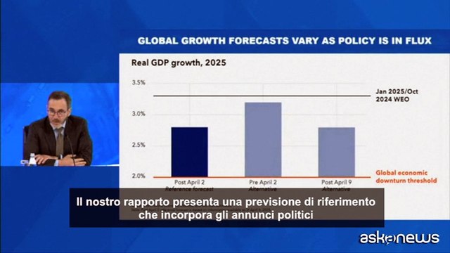 Il FMI taglia le previsioni di crescita globale per il 2025 al 2,8%