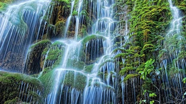 Zümrüt yeşili yosunlar! Burada balık tutmak ayrı bir keyif