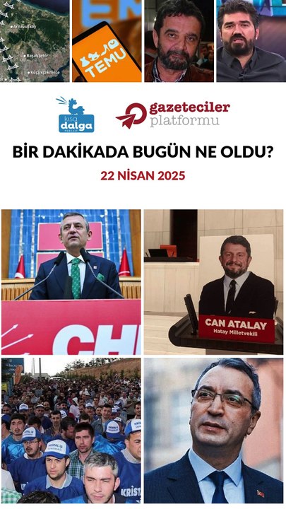 Bir dakikada bugün ne oldu?