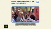 Francia: smentiti i video virali che mostrano i raduni a sostegno di Marine Le Pen