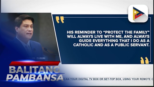 Senators express their condolences with passing of Pope Francis