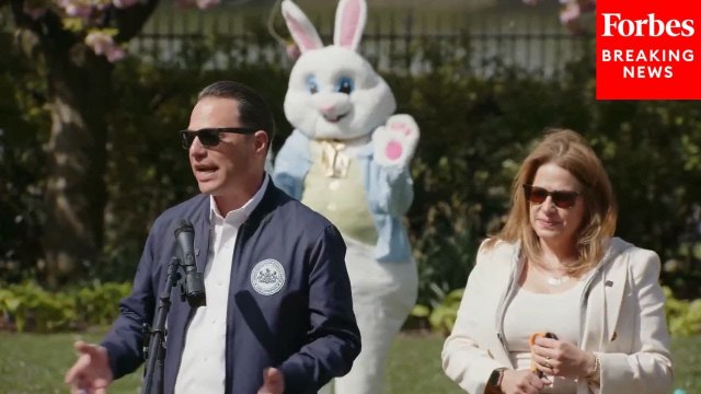 Gov. Josh Shapiro Welcomes Guests Back To The Governor's Residence For An Easter Egg Hunt