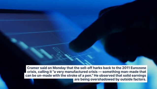 Jim Cramer Calls It A 'Manufactured Crisis' As Markets Plunge Despite Strong Earnings
