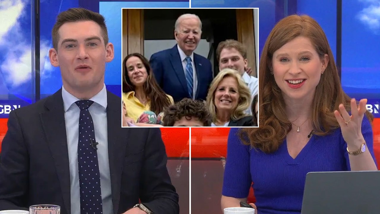 Tom Harwood and Emily Carver at odds over ‘photoshopped’ image of Joe Biden - WATCH