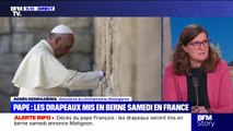 Mort du pape: les drapeaux mis en berne samedi en France