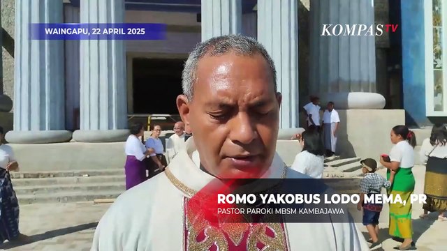 Umat Katolik Kambajawa Mengenang Paus Fransiskus sebagai Tokoh Reformis Pelindung Kaum Papa