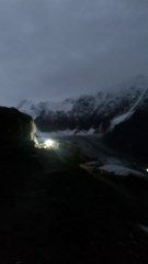 Mountain night view