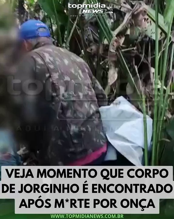 Onça ataca equipe de busca que encontrou restos mortais de Jorginho; veja vídeo