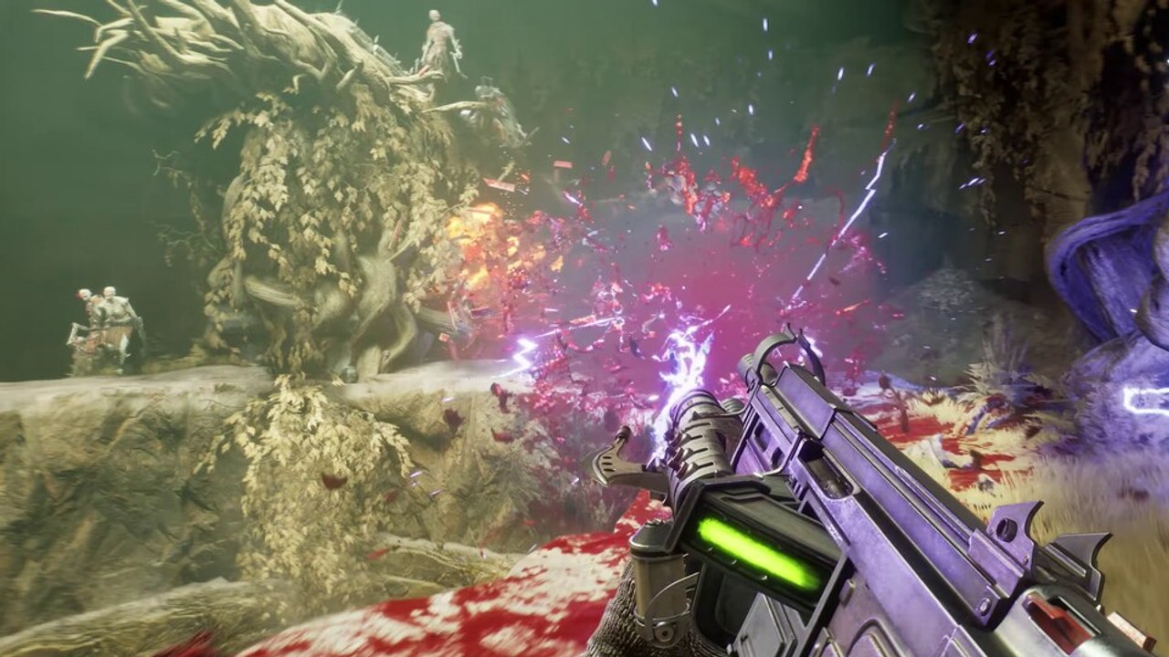 Doom und warhammer lassen grüßen - painkiller zeigt im trailer seine heftigsten waffen