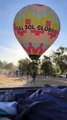 ¡Frenaron el despegue! Aterrizaje de globo aerostático causó alarma (Video)