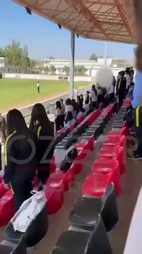 KKTC'de İstiklal Marşı okunurken ayağa kalkmayan öğrenciye ceza