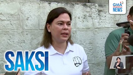 Vice President Duterte, ikinagulat ang pagtaas ng performance at trust rating | Saksi