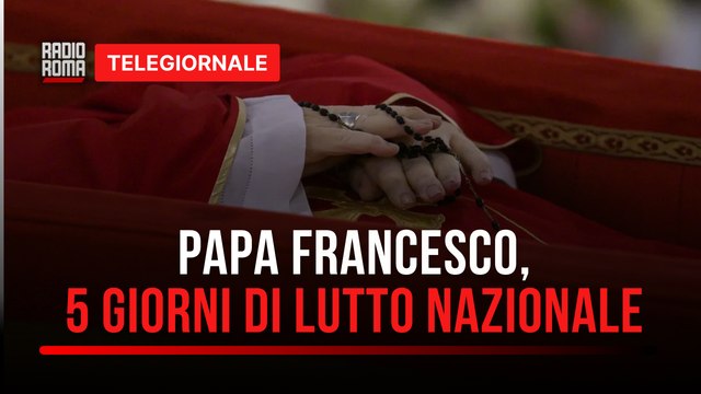 Telegiornale Roma e Regione Lazio – Edizione delle 21:00 di Martedì 22 Aprile 2025