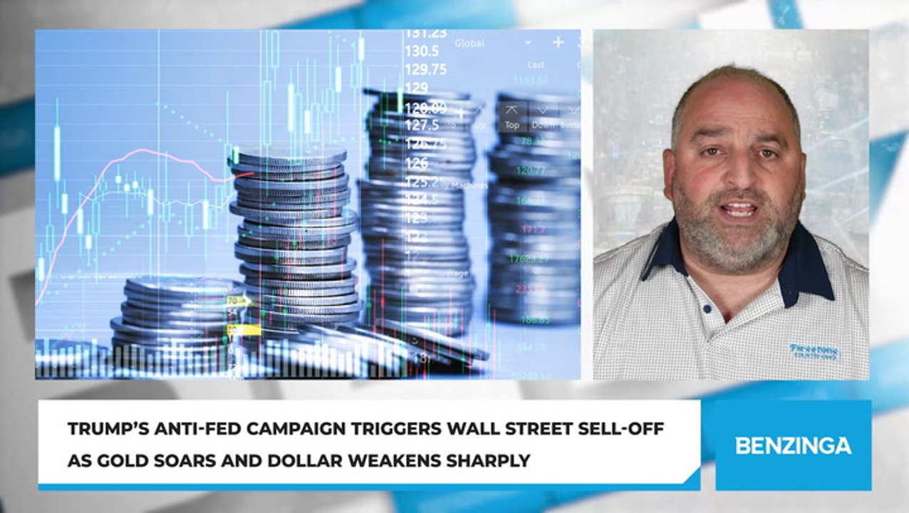 Trump’s Anti-Fed Campaign Triggers Wall Street Sell-Off As Gold Soars And Dollar Weakens Sharply
