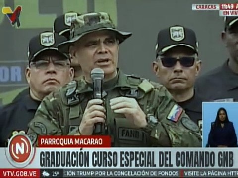 Vpdte. Sec. Vladimir Padrino: Debemos comenzar a realizar una serie de Cursos Especiales