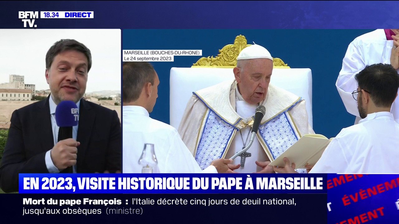 Mort du pape François: "Ça a été une commotion pour toute la ville", déclare Benoît Payan, maire de Marseille