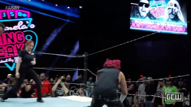 GCW Joey Janella Spring Break 9 No Rope Barbed Wire Match Joey Janella vs Sabu