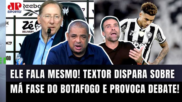 O TEXTOR TÁ CAG@N#O, cara! Ele FALOU que os jogadores do Botafogo... OLHA o que PROVOCOU DEBATE!