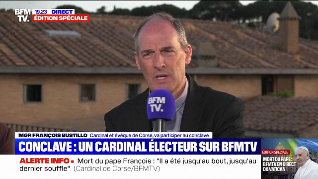 Mort du pape François: On est sereins, on est confiants et dans un esprit de responsabilité , assure le cardinal de Corse qui va participer au conclave