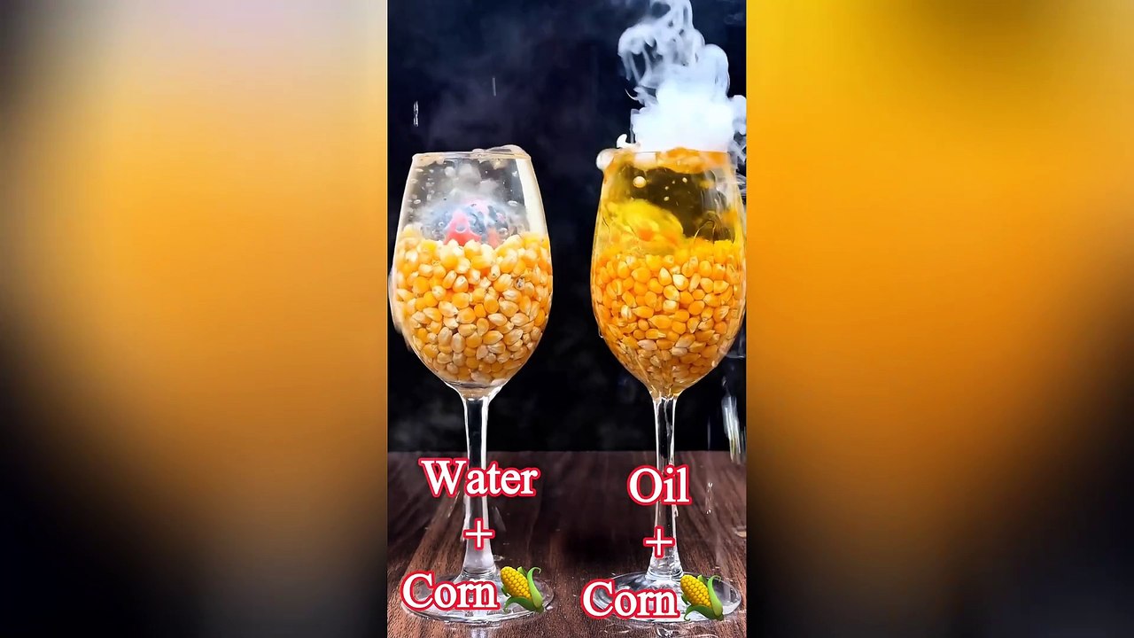 Insane 1000°C Red Hot Steel Ball vs Corn with Water & Oil! 🌽🔥 Unbelievable Reactions | Satisfying ASMR Science Experiment