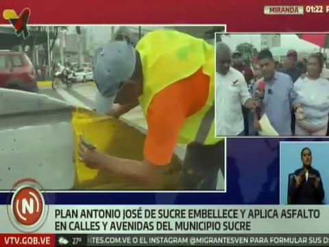 Miranda | Plan Antonio José de Sucre inicia mantenimiento vial en las avenidas del mcpio. Sucre