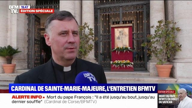 Il nous reste quelques détails à peaufiner : le cardinal de Sainte-Marie-Majeure dévoile l'organisation prévue pour les obsèques du pape François