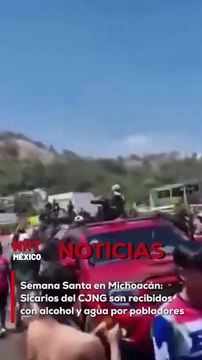 En Michoacán, durante las celebraciones de Semana Santa, los sicarios del CJNG fueron vistos desfilando por el pueblo de Huajúmbaro, donde los residentes, siguiendo una antigua costumbre local, les ofrecieron alcohol y les mojaron como parte de la tradici